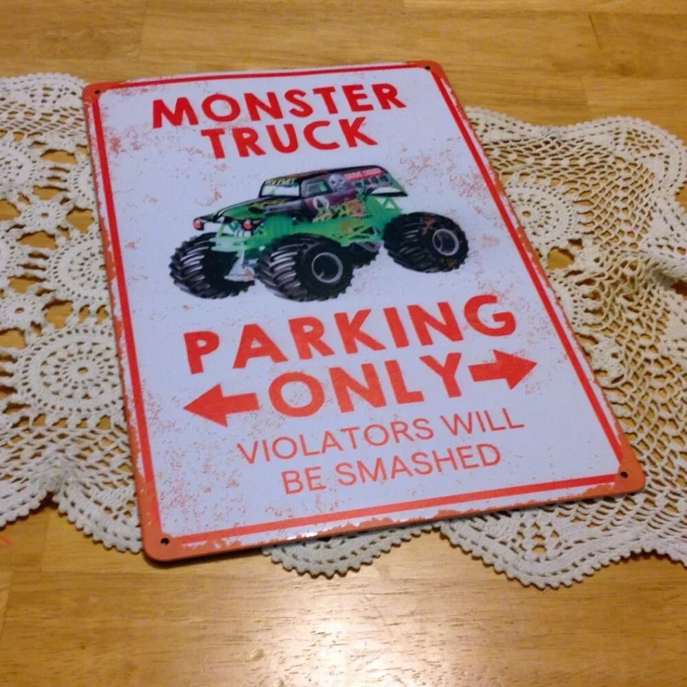 Monster Truck humor Wall Art Sign